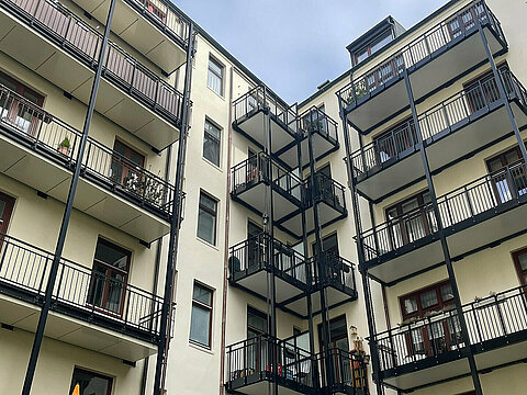 Balkonbau in Hamburg in der Rothenbaumchaussee - 01
